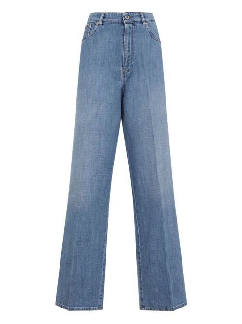 Jeans with Applique MIU MIU | GWP39417GGF0076